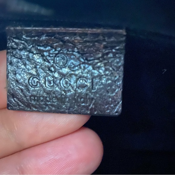 GUCCI Green Bamboo Handle Nylon Shoulder Bag Y2K Vintage Tom Ford - Picture 8 of 11